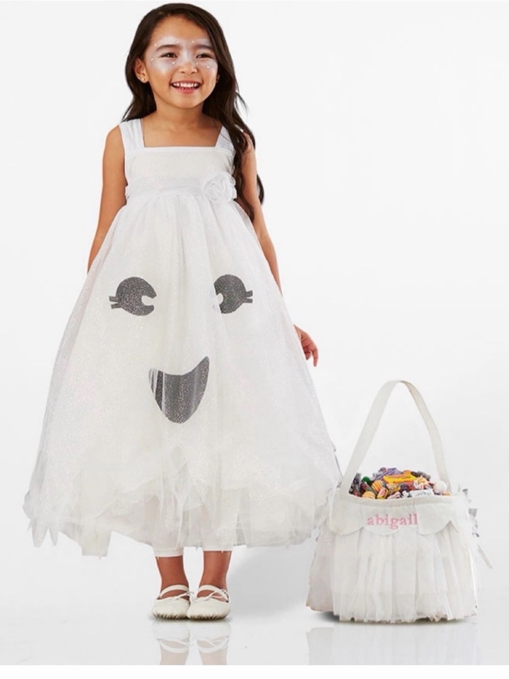 Pottery Barn Light Up Ghost Halloween Costume 3T Twins